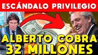 MEGA ESCÁNDALO JUBILACIÓN PRIVILEGIO ALBERTO FERNÁNDEZ COBRA 32 MILLONES, TREBUCQ: "CARA DE PIEDRA"