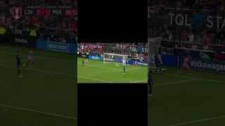 Rigged Messi assist vs FC Cincinnati you can clearly see they don’t even try when he get the ball