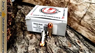 10mm for Bear | Underwood 140gr Xtreme Penetrators | Jugs Test