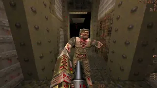 Quake - Nightmare 100% of e1m1 by Ryan 'Chambers' Moore in 0:58 (1s improvement)