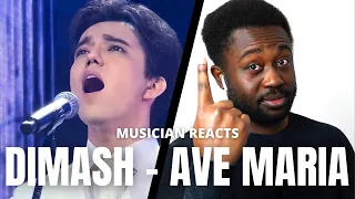 Musician Reacts to Dimash - Ave Maria | Jamaal X Music