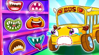 Funny School Bus Lost Teeth 😱 My Teeth Got Lost 🦷| Lamba Lamby Kids Songs - Nursery Rhymes