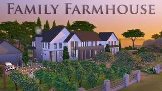Family Dream Farmhouse | Stop Motion Speed build | The Sims 4 | NO CC
