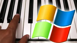 Windows XP Startup and Shutdown Sound / Piano Tutorial / Notas Musicales