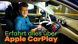 Apple CarPlay Funktionen [2022] einfach erklärt | Mercedes-Benz, Test, Tricks, Tipps, C-Klasse