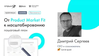 Пошаговый план от поиска Product Market Fit до Масштабирования