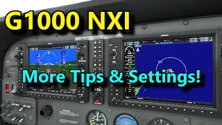 FS2020: G1000 NXI: More Tips & Settings - Map Panning, Squawk Code & More!