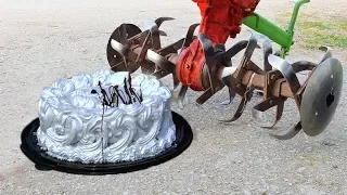 EXPERIMENT MOTOR HOE vs BIRTHDAY CAKE