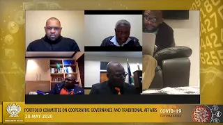 Portfolio Committee on Cooperative Governance and Traditional Affairs,, 28 May 2020