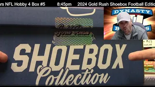 2024 GOLD RUSH Shoebox Football  Collection 1 Box Case Break #2   Sports Cards