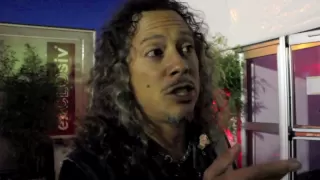 Kirk Hammett talks about his Gibson Custom Inspired by Flying V