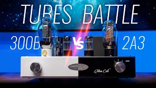 TUBES BATTLE: 300B vs 2A3 with Fezz Mira Ceti tube amplifiers