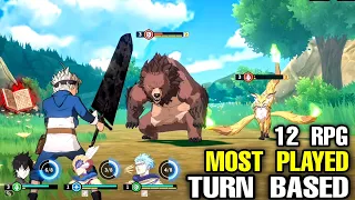 Top 12 Most played Turn Based game RPG Android iOS | High graphics RPG TURN BASED Mobile