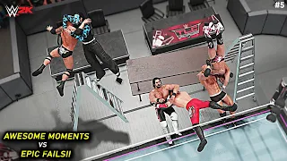 Top 10 Awesome Moments vs Epic Fails!! Part 5 | WWE 2K