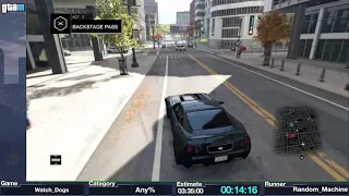 Watch Dogs Any% Commentated Speedrun - GTAMarathon 2021