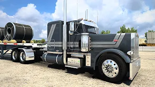 Peterbilt 379 EXHD - (Blue Line Modding) - American Truck Simulator - ATS 4K - Brandon Moffatt