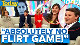 Alex tries to be professional chatting to schoolboy crush Natalie Imbruglia | Today Show Australia