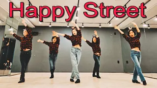 Happy Street Linedance by Sue (Demo/Thursday Styling Class)/신나는 음악에 락킹체어와 재즈박스가 재미있는 초급댄스 ~