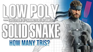 Snake - Low Poly (Evolution of Characters in Games) - Episode 9