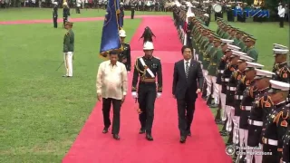 Arrival Ceremony in Malacañang of PM Shinzo Abe 1/12/2017