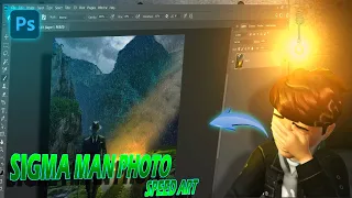 Sigma Man Photo Manipulation Speed Art || photoshop tutorial ||