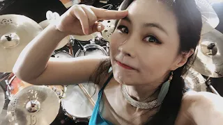 Van Halen - Can't stop lovin' you drum cover by Ami Kim (160)