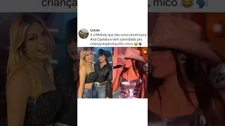 E a Melody que deu uma carreira pra Ana Castela e nem convidada pro criança esperança foi, mico 😂🗣