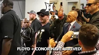 Floyd Mayweather & Conor McGregor Arrivals At T-Mobile Arena Before Their Superfight!