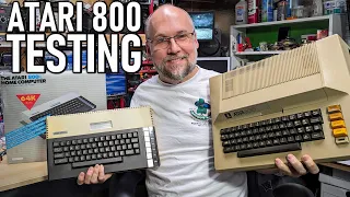 Testing three Atari 8-bit computers