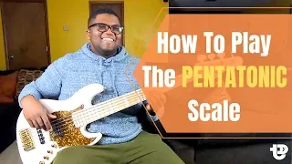 How To Play Bass // PENTATONIC SCALE [ PART 1] // #TeachMeTuesday