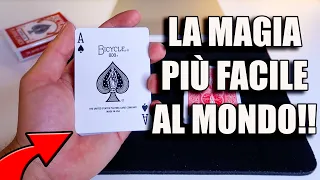 VI INSEGNO IL TRUCCO DI CARTE PIÙ FACILE E DI EFFETTO AL MONDO!!