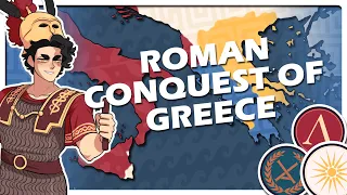 The fall of Macedon and the Roman conquest of Greece (illustrated Summary)