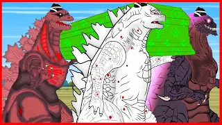 Godzilla vs Evolution of Team White Godzilla | Size Comparison - Coffin Dance Meme Cover