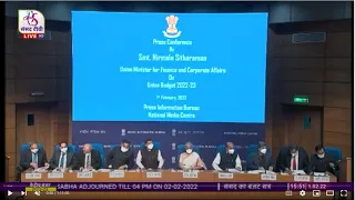FM Nirmala Sitharaman's press conference after presenting Union Budget 2022-23