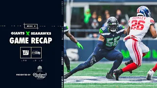 2022 Week 8: Seahawks vs. Giants Recap