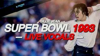 Michael Jackson - Billie Jean | Super Bowl 1993 but actually Live