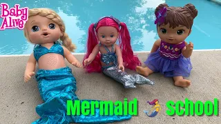 Baby Alive Mermaid 🧜‍♀️ Lulu Swimming In the pool