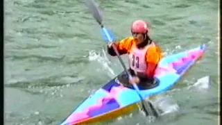 New Zealand Whitewater slalom National Chamionships 1991  Roaring meg