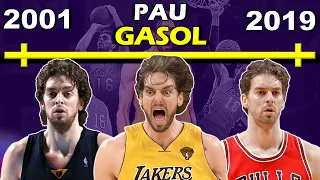 Timeline of PAU GASOL'S CAREER | NBA Champion | Lakers Legend | Hall-of-Famer