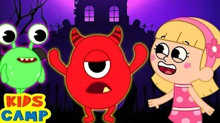 Five Little Spooky Monsters | Halloween Songs And Nursery Rhymes For Kids | KidsCamp