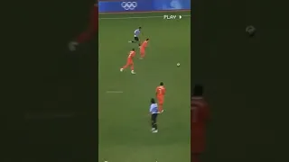 Messi vs Netherlands during the 2008 Olympics Quarter Final  🥵🔥
