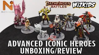 Pathfinder Battles Advanced Iconic Heroes Miniature Unboxing/Review (Wizkids) | Nerd Immersion