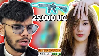 A Girl Gamer Challenged Me For 25,000 UC MAX M416 Glacier in BGMI • Casetoo