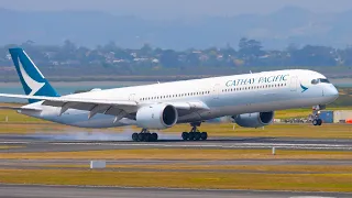 [4K] HEAVY Takeoffs & Landings | Auckland Airport Plane Spotting AKL/NZAA