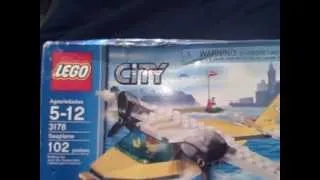 Lego 3178 City Seaplane NEW opened and Damaged Box