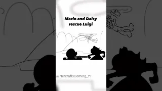 Mario y Daisy salvan a Luigi #animation #mario #mariomovie #luigi #daisy #fandub #videogames