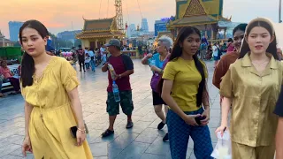 Cambodia tour 2024 ! Walking tour in Phnom Penh - Daily life of Khmer People