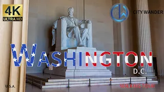 Washington, D.C. [4K] Walking Tour (Downtown)