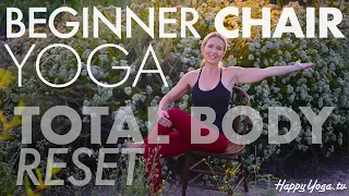 Chair Yoga 10 Min Beginner Total Body Reset