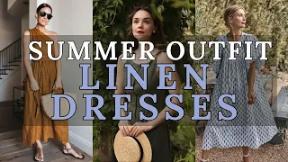 Linen Dress Outfit Ideas: Effortless Summer Style 2024 🌞 2024 Fashion Trends